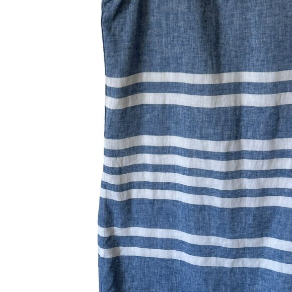 Beachlunchlounge Jaylene sleeveless Shift Dress Coastal Casual Summer Nautical - Picture 9 of 11
